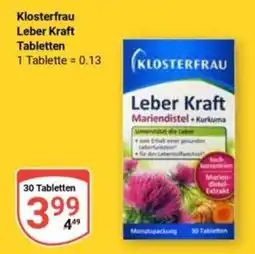 Globus Klosterfrau Leber Kraft Tabletten Angebot