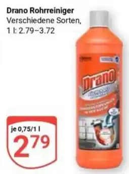 Globus Drano Rohrreiniger Angebot