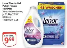 Globus Lenor Waschmittel Angebot