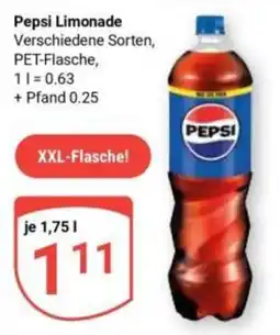 Globus Pepsi Limonade Angebot