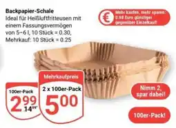 Globus Backpapier-Schale Angebot