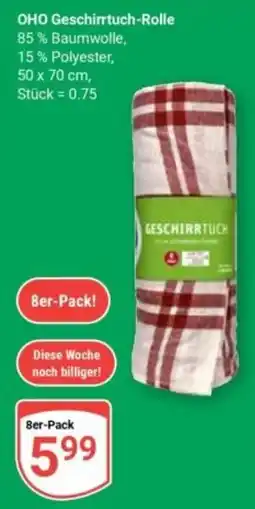 Globus OHO Geschirrtuch-Rolle Angebot