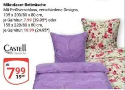 Globus Mikrofaser-Bettwäsche CASTELL Angebot