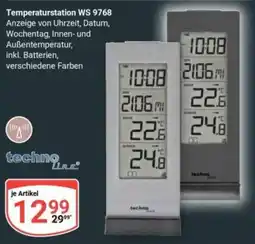Globus Temperaturstation WS 9768 Angebot