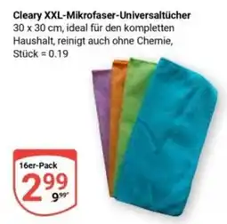 Globus Cleary XXL-Mikrofaser-Universaltücher Angebot