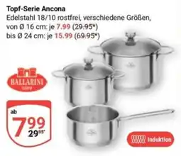 Globus Ballarini Topf-Serie Ancona Angebot