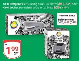 Globus OHO Heftgerät Angebot