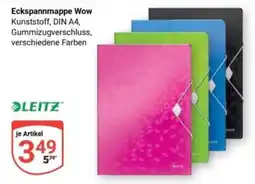Globus Eckspannmappe Wow LEITZ Angebot
