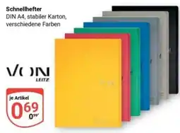 Globus Schnellhefter VON LEITZ Angebot