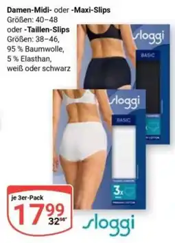 Globus sloggi Damen-Midi- oder -Maxi-Slips Angebot