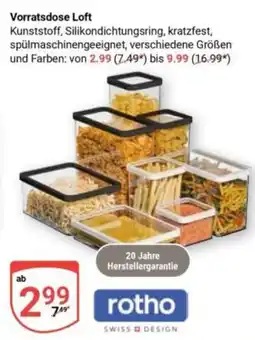 Globus Vorratsdose Loft rotho Angebot