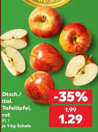 Kaufland Dtsch./ital. Tafeläpfel, rot Angebot