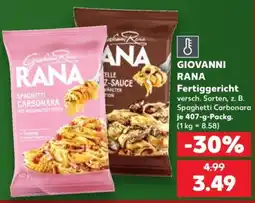 Kaufland GIOVANNI RANA Fertiggericht Angebot