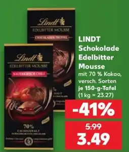 Kaufland Lindt Schokolade Edelbitter Mousse Angebot
