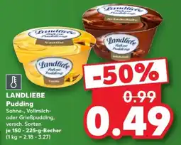 Kaufland LANDLIEBE Pudding Angebot