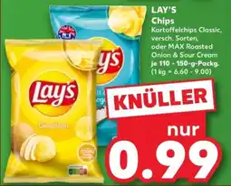 Kaufland LAY'S Chips Kartoffelchips Classic Angebot