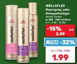 Kaufland Wella WellaFlex Haarspray oder Schaumfestiger Angebot
