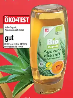 Kaufland K-Bio Organic Agavendicksaft Angebot