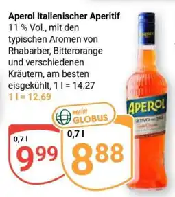 Globus Aperol Italienischer Aperitif Angebot