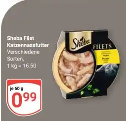 Globus Sheba Filet Katzennassfutter Angebot