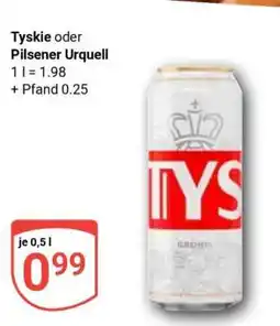 Globus Tyskie oder Pilsener Urquell Angebot