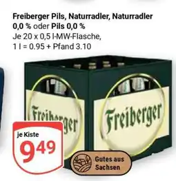 Globus Freiberger Pils, Naturradler, Naturradler 0,0 % oder Pils 0,0 % Angebot