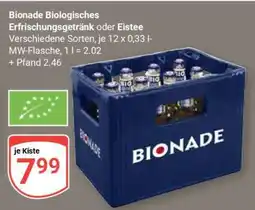 Globus Bionade Biologisches Erfrischungsgetränk oder Eistee Angebot