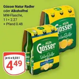 Globus Gösser Natur Radler oder Alkoholfrei Angebot
