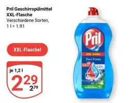 Globus Pril Geschirrspülmittel XXL-Flasche Angebot