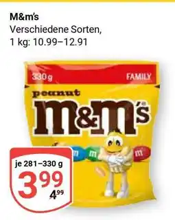 Globus M&M’s Angebot