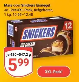 Globus Mars oder Snickers Eisriegel Angebot