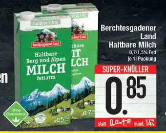 E-Center Berchtesgadener Land Haltbare Milch 1L Angebot