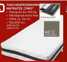 porta Quartier Möbel Taschenfederkernmatratze Timo Angebot