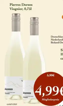 LPG Biomarkt Pierres Dorees Viognier Angebot