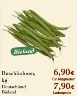 LPG Biomarkt Buschbohnen, Bioland Angebot