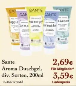 LPG Biomarkt Sante Aroma Duschgel Angebot