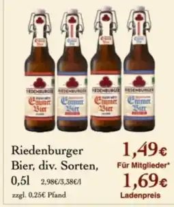 LPG Biomarkt Riedenburger Bier Angebot