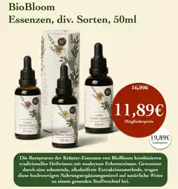 LPG Biomarkt BioBloom Essenzen Angebot