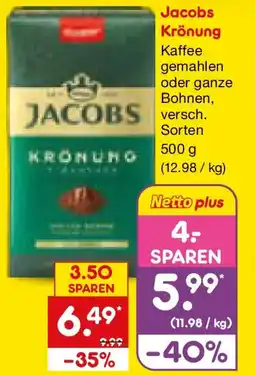 Netto Marken-Discount Jacobs Krönung Kaffee Angebot
