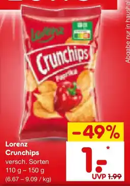 Netto Marken-Discount Lorenz Crunchips Angebot