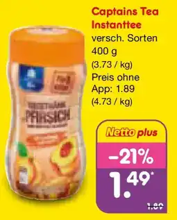 Netto Marken-Discount Captains Tea Instanttee Angebot