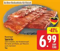 E-Center Bauern gut spareribs Angebot