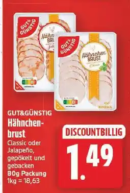 E-Center Gut&günstig hähnchenbrust Angebot