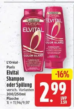 E-Center L'oréal paris elvital shampoo Angebot