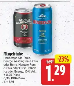 E-Center Mixgetränke Angebot