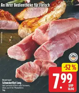 E-Center Bauerngut schweinefilet lang Angebot