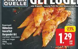 E-Center Bauergut hähnchen-innenfilet burgunder art Angebot