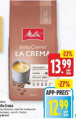 E-Center Melitta bellacrema Angebot