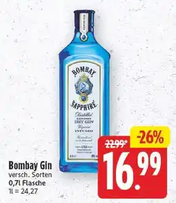 E-Center Bombay gin Angebot