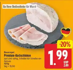 E-Center Bauerngut premium-kochschinken Angebot